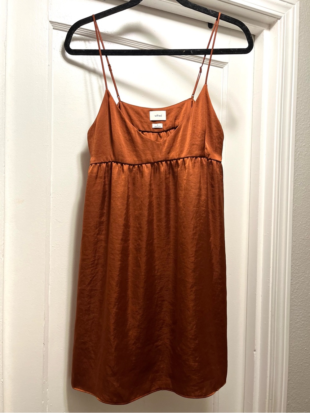 Wilfred Silky Mini Dress